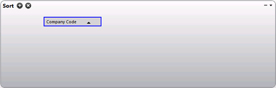 Add Report Sorts